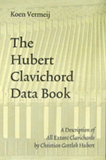 [book cover: The Hubert Clavichord Data Book]